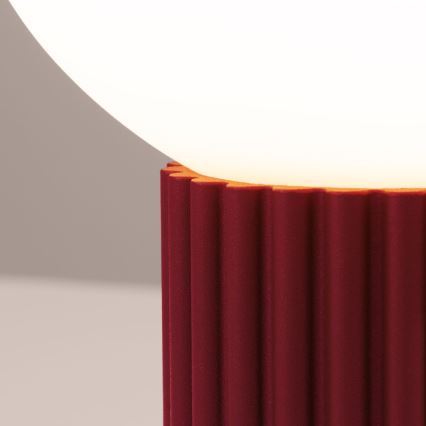Bordslampa HALO 1xG9/8W/230V diameter 12 cm röd