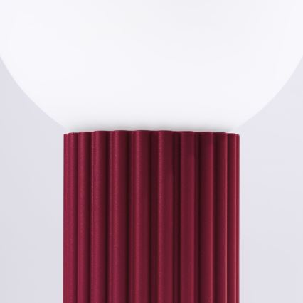Bordslampa HALO 1xG9/8W/230V diameter 12 cm röd