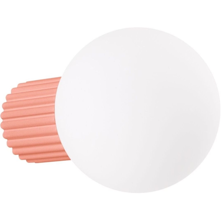Vägglampa för badrum HALO 1xG9/8W/230V diameter 12 cm IP44 rosa