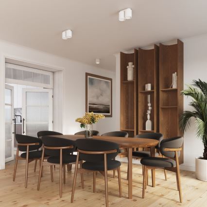 Spotlampa AURA 1xGU10/10W/230V 10 cm vit