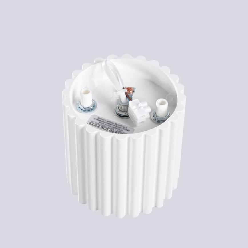 Spotarmatur AURA 1xGU10/10W/230V Ø 10 cm vit