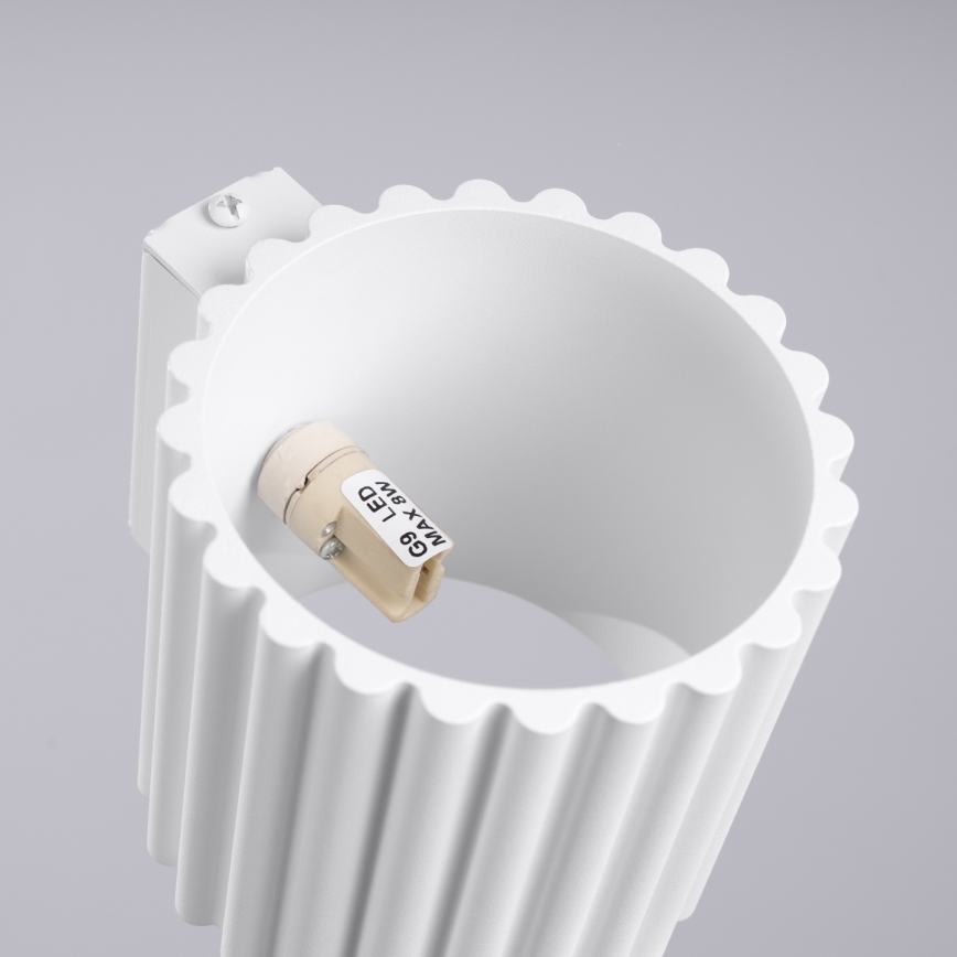 Vägglampa AURA 1xG9/10W/230V vit