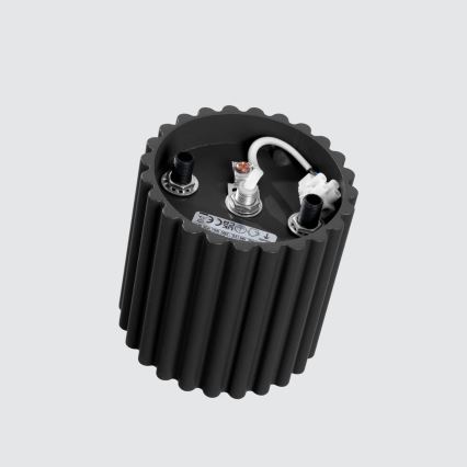 Spotlampa AURA 1xGU10/10W/230V 10 cm svart