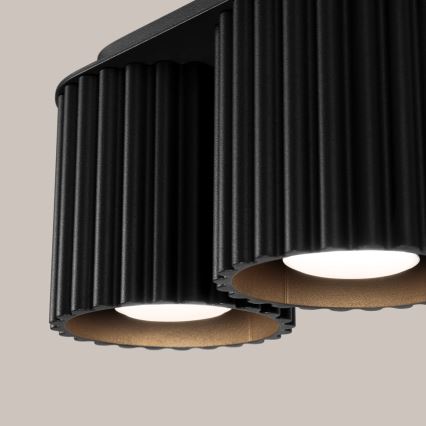 Spotlampa AURA 2xGU10/10W/230V svart