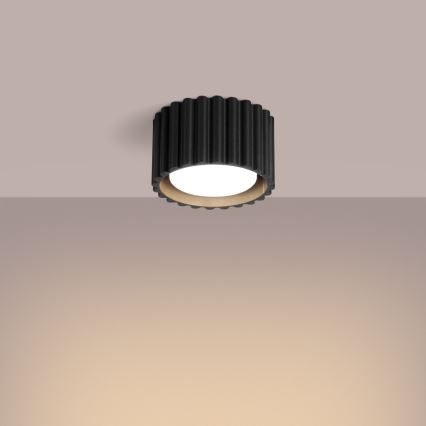 Spotlampa AURA 1xGX53/10W/230V, Ø 10 cm, svart