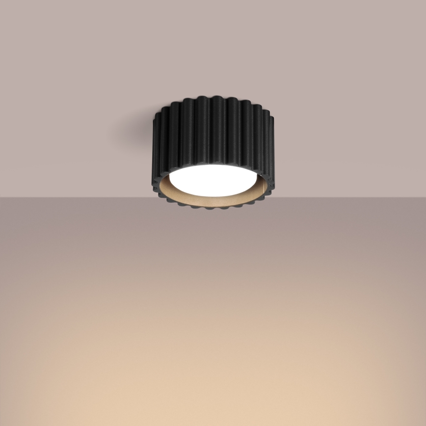Spotlampa AURA 1xGX53/10W/230V, Ø 10 cm, svart