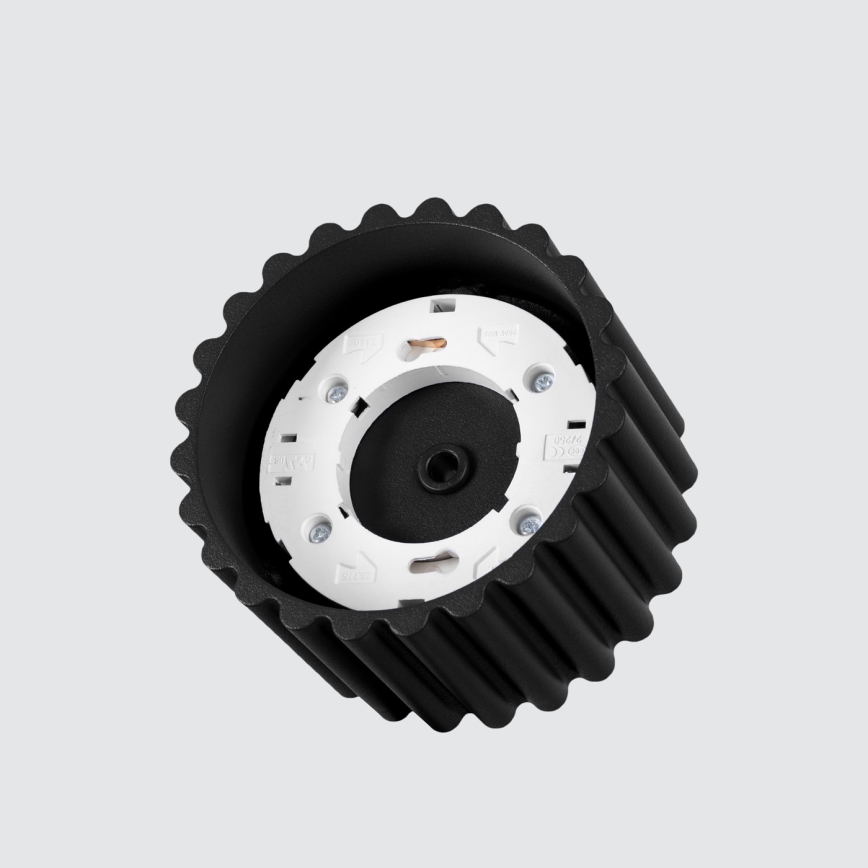 Spotlampa AURA 1xGX53/10W/230V, Ø 10 cm, svart