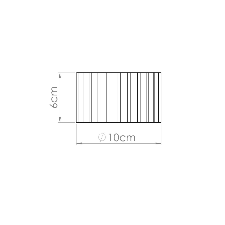 Spotlampa AURA 1xGX53/10W/230V Ø 10 cm krämvit
