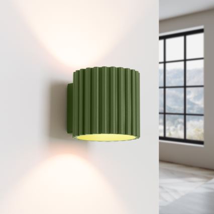 Vägglampa AURA 1xG9/10W/230V grön