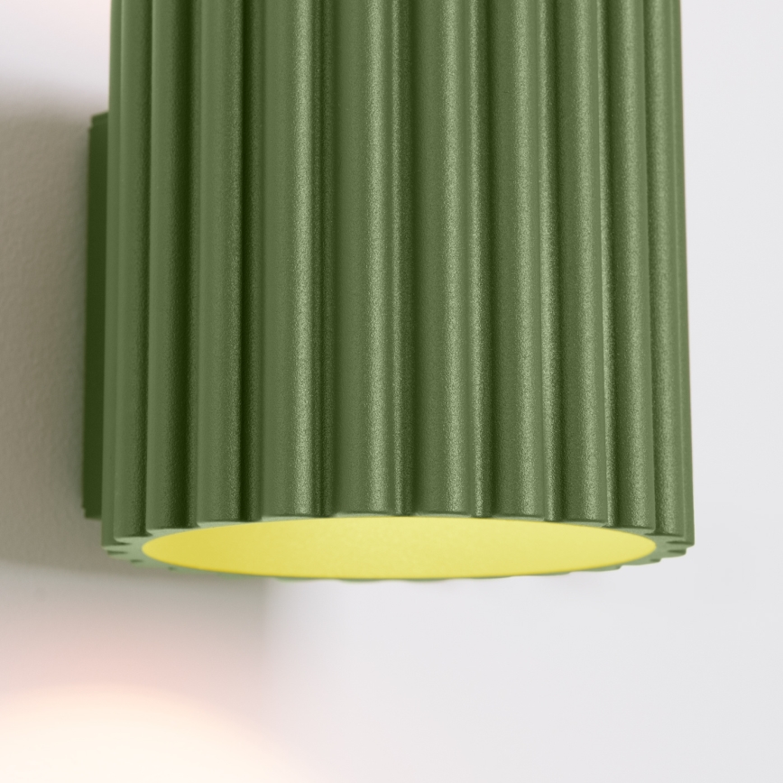 Vägglampa AURA 1xG9/10W/230V grön