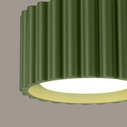 Spotlampa AURA 1xGX53/10W/230V Ø 10 cm grön