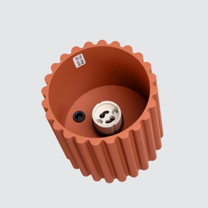 Spotlampa AURA 1xGU10/10W/230V Ø 10 cm orange