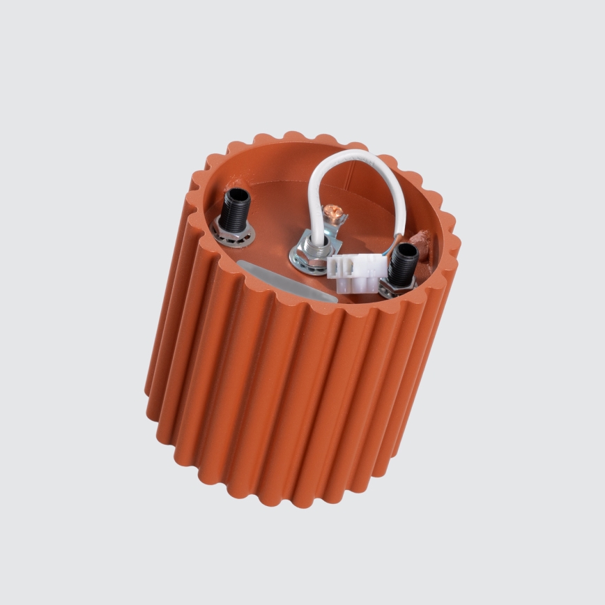 Spotlampa AURA 1xGU10/10W/230V Ø 10 cm orange