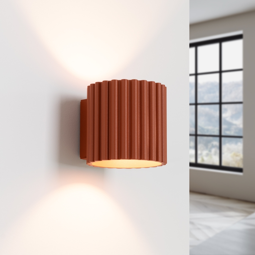 Vägglampa AURA 1xG9/10W/230V orange