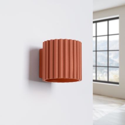 Vägglampa AURA 1xG9/10W/230V orange