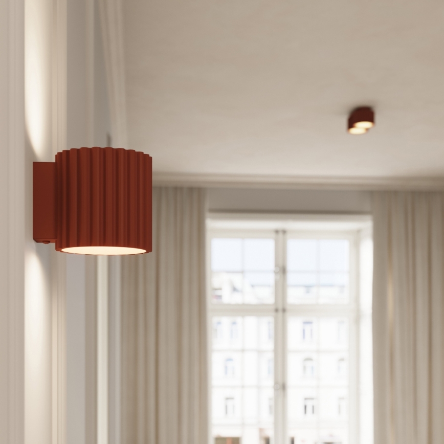 Spotlampa AURA 2xGX53/10W/230V orange