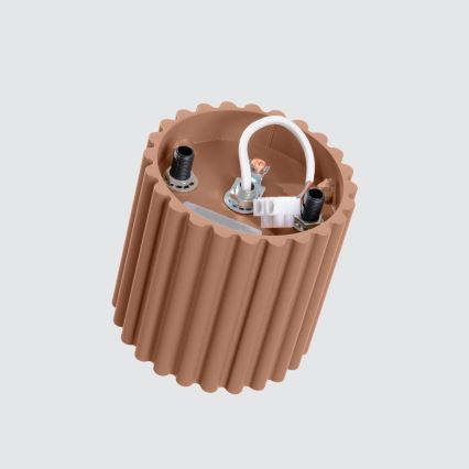 Spotarmatur AURA 1xGU10/10W/230V Ø 10 cm brun