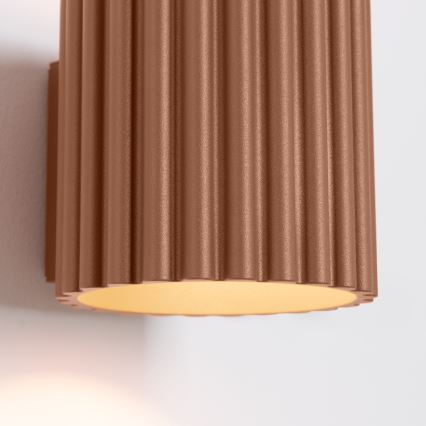 Vägglampa AURA 1xG9/10W/230V brun