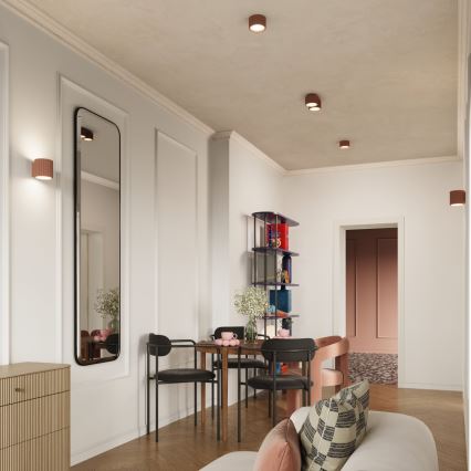 Spotlampa AURA 1xGX53/10W/230V, 6 cm, brun