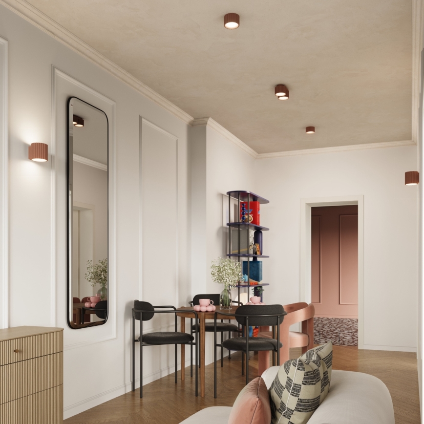 Spotlampa AURA 1xGX53/10W/230V, 6 cm, brun