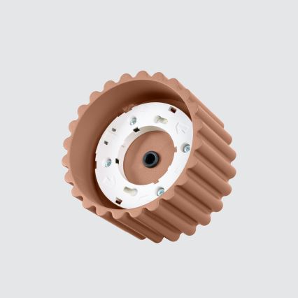 Spotarmatur AURA 1xGX53/10W/230V Ø 10 cm brun