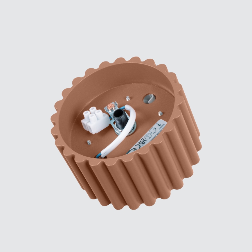 Spotarmatur AURA 1xGX53/10W/230V Ø 10 cm brun