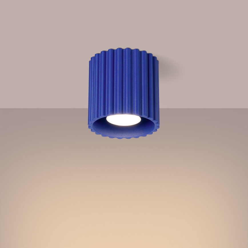 Spotlampa AURA 1xGU10/10W/230V Ø 10 cm blå