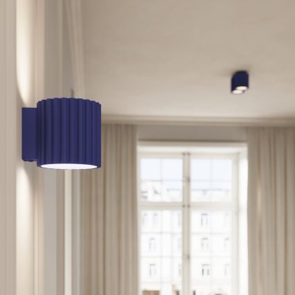 Spotlampa AURA 2xGU10/10W/230V blå