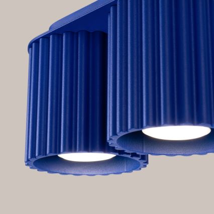 Spotlampa AURA 2xGU10/10W/230V blå