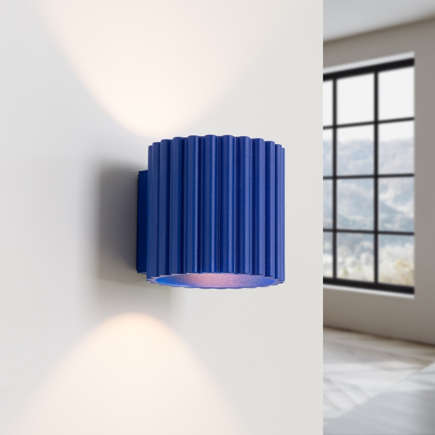 Vägglampa AURA 1xG9/10W/230V blå