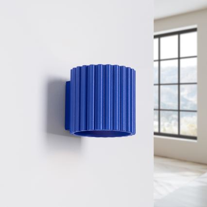 Vägglampa AURA 1xG9/10W/230V blå
