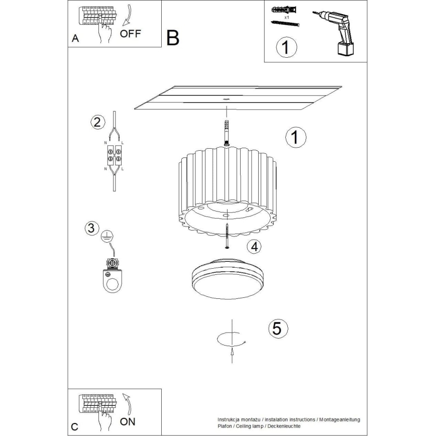 Spotlampa AURA 1xGX53/10W/230V 6 cm blå