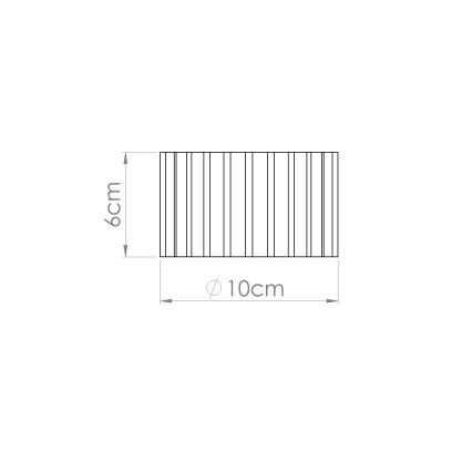 Spotlampa AURA 1xGX53/10W/230V Ø 10 cm blå
