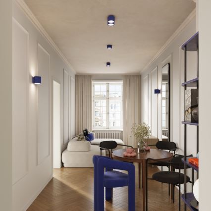 Spotlampa AURA 2xGX53/10W/230V blå