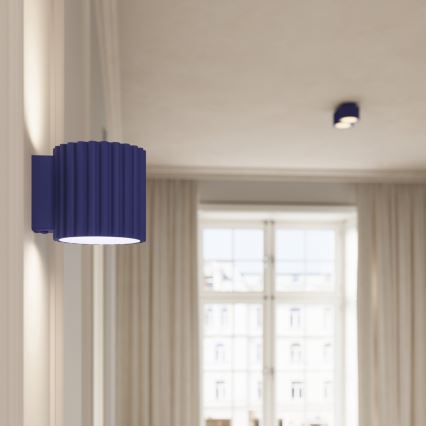 Spotlampa AURA 2xGX53/10W/230V blå