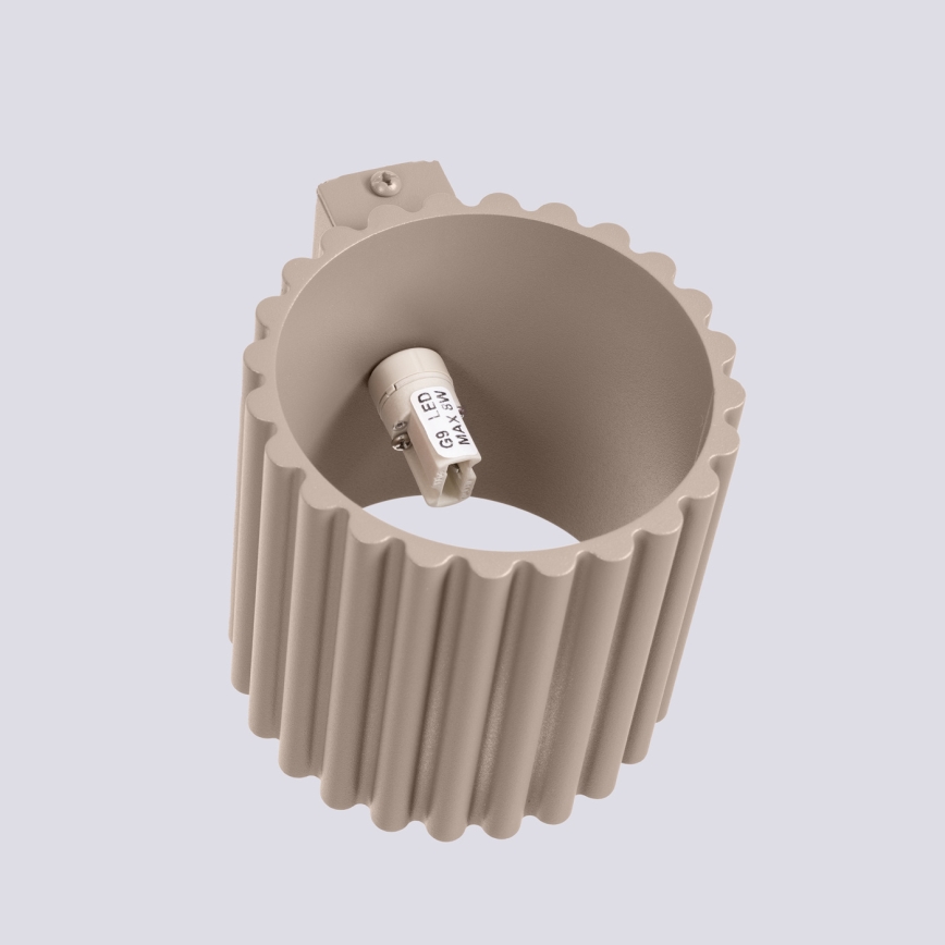 Vägglampa AURA 1xG9/10W/230V taupe