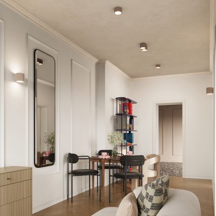 Spotlampa AURA 1xGX53/10W/230V 6 cm taupe