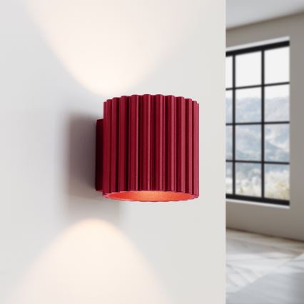 Vägglampa AURA 1xG9/10W/230V röd
