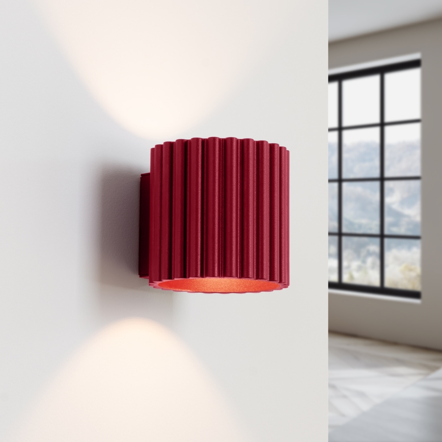 Vägglampa AURA 1xG9/10W/230V röd