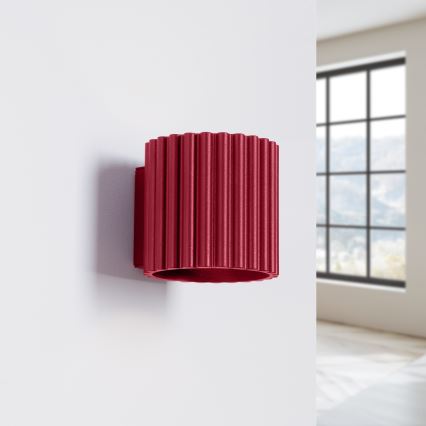 Vägglampa AURA 1xG9/10W/230V röd