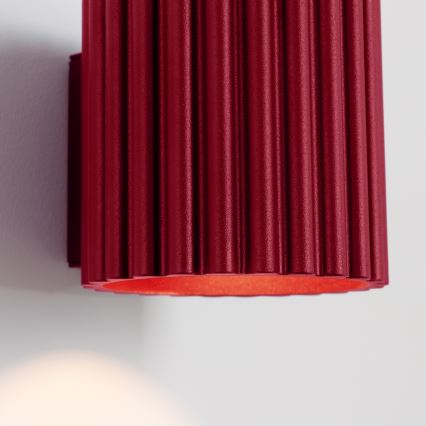 Vägglampa AURA 1xG9/10W/230V röd