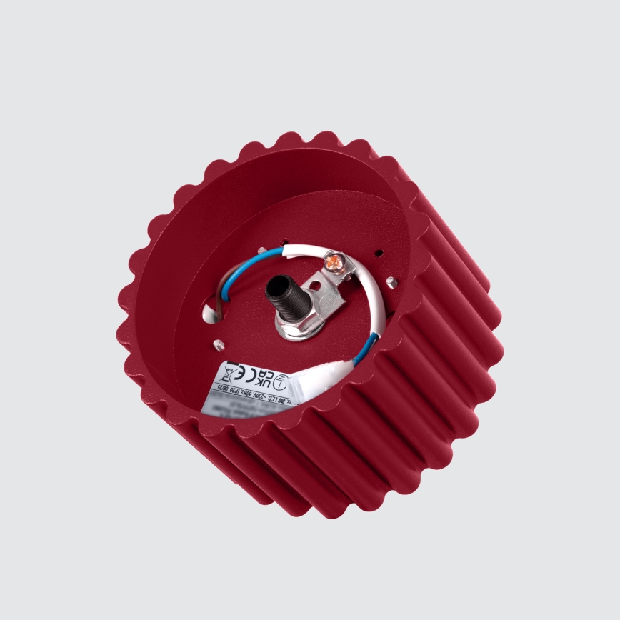 Spotlampa AURA 1xGX53/10W/230V Ø 10 cm, röd