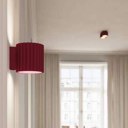 Spotlampa AURA 2xGX53/10W/230V röd
