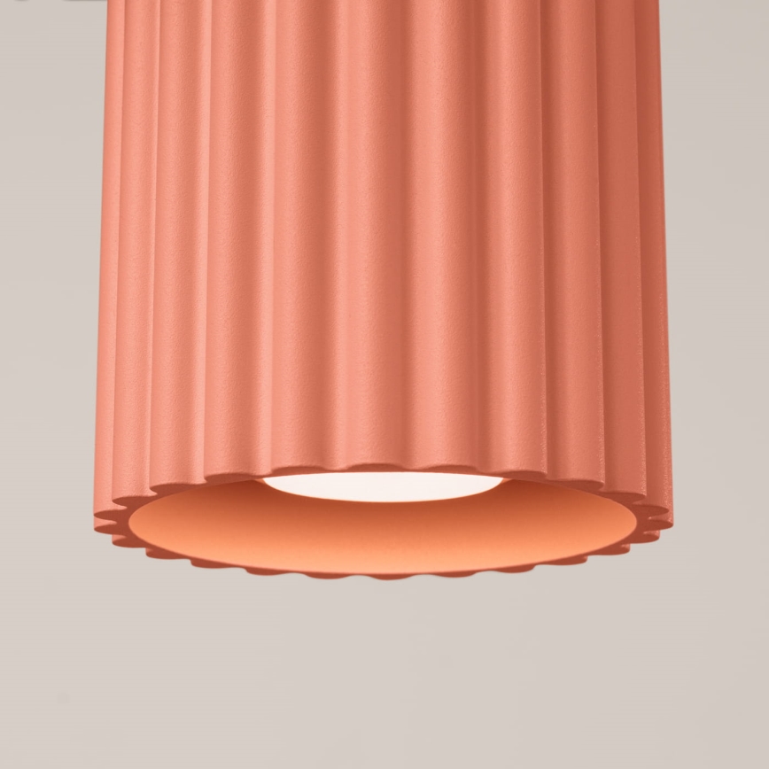 Spotlampa AURA 1xGU10/10W/230V Ø 10 cm rosa