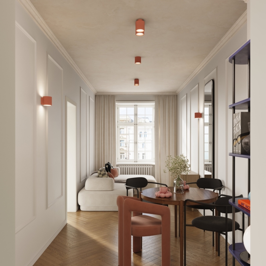 Vägglampa AURA 1xG9/10W/230V rosa