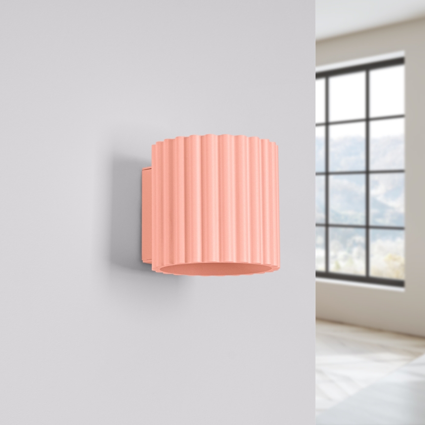 Vägglampa AURA 1xG9/10W/230V rosa