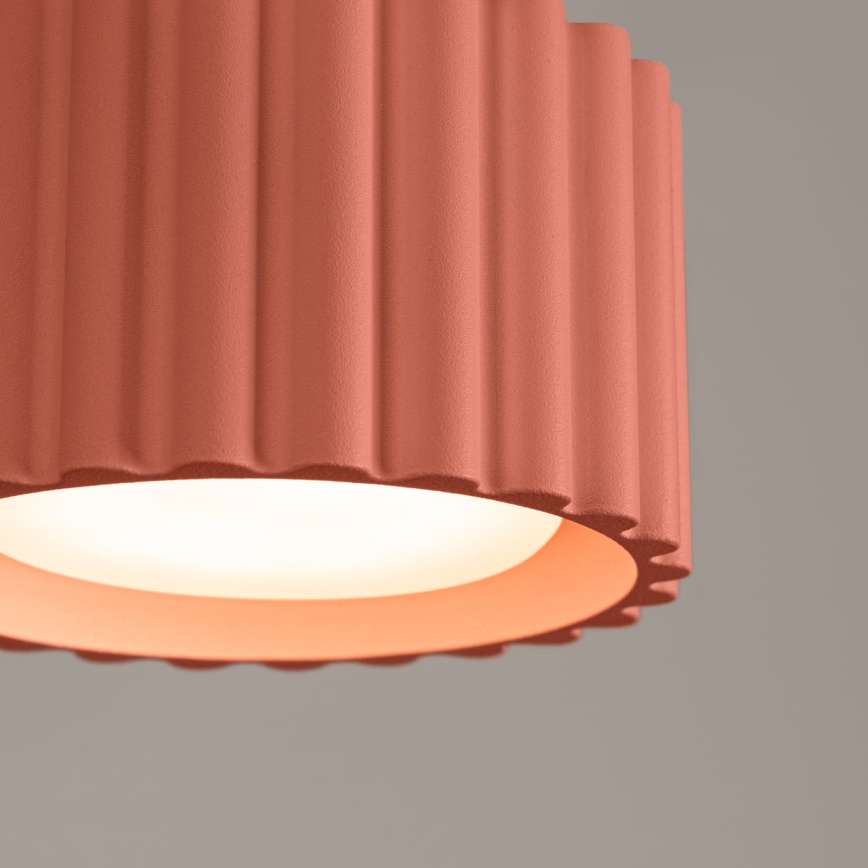 Spotlampa AURA 1xGX53/10W/230V Ø 10 cm rosa