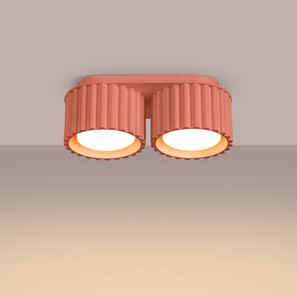 AURA spotlampa 2xGX53/10W/230V rosa