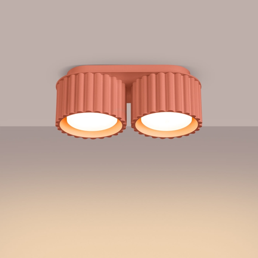 AURA spotlampa 2xGX53/10W/230V rosa