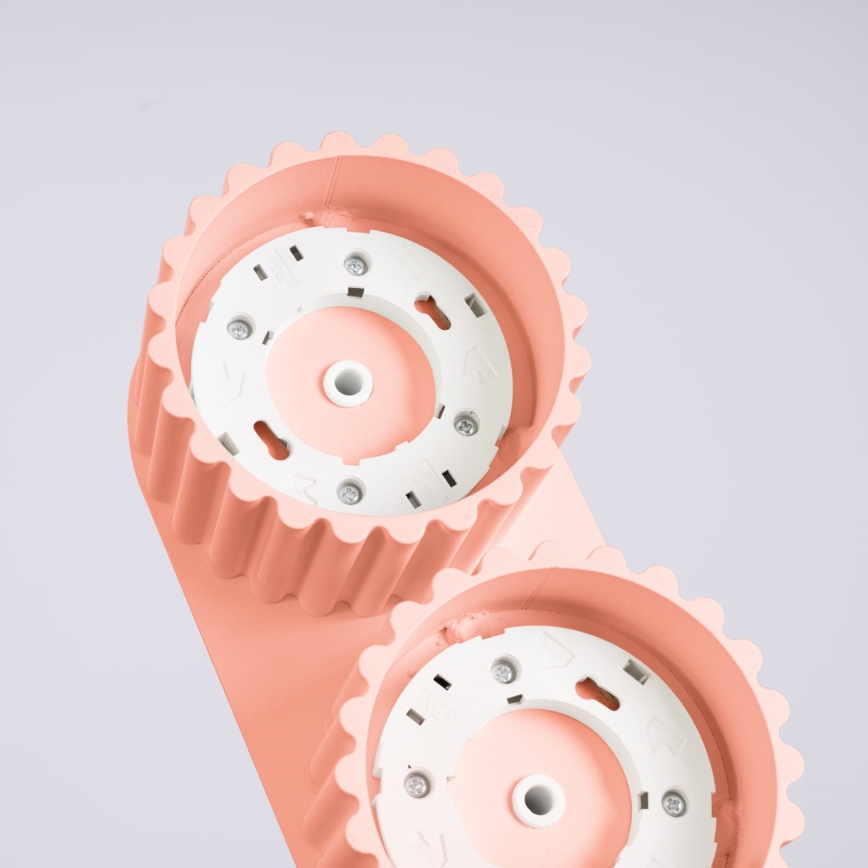 AURA spotlampa 2xGX53/10W/230V rosa